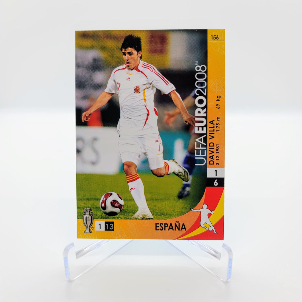 UEFA Euro 2008 Panini Trading Card Game #156 David Villa