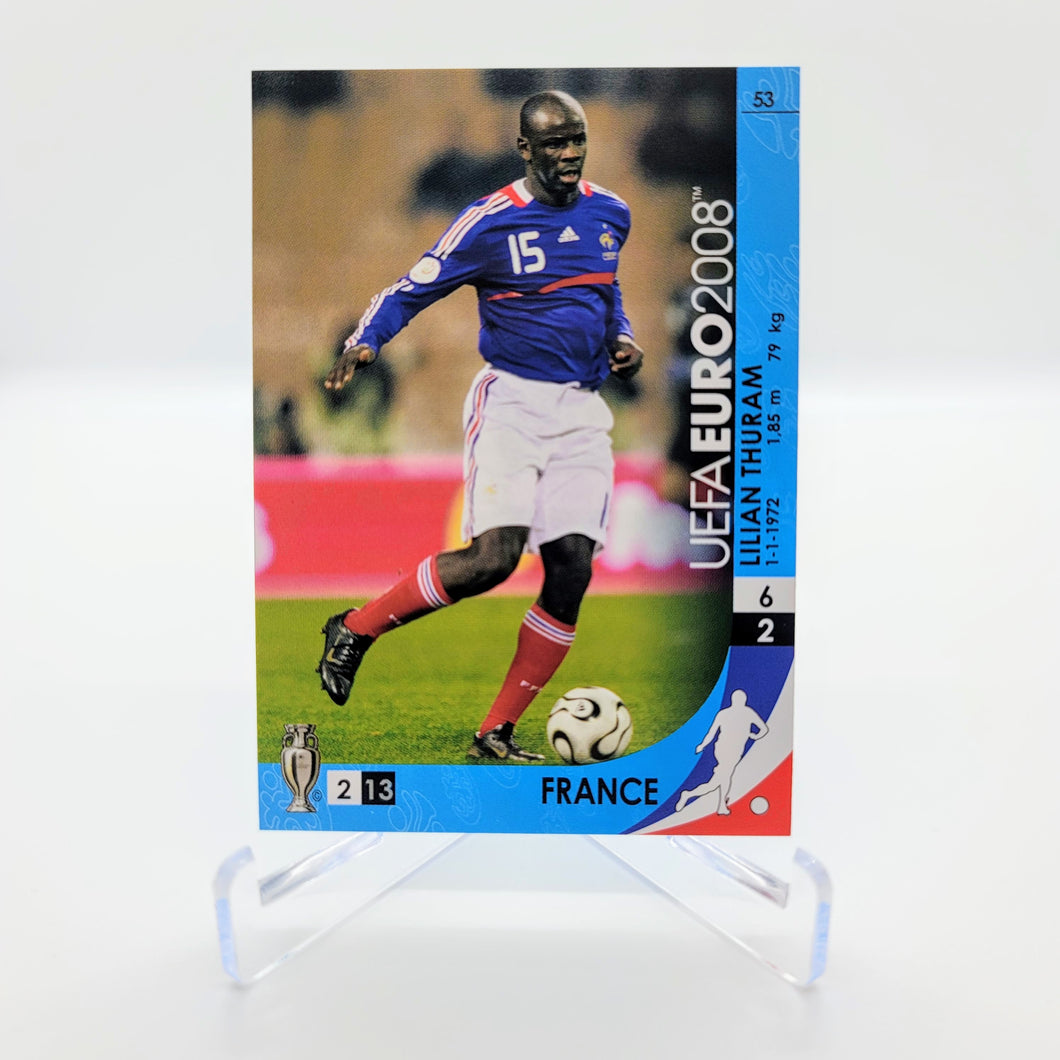 UEFA Euro 2008 Panini Trading Card Game #53 Lillian Thuram