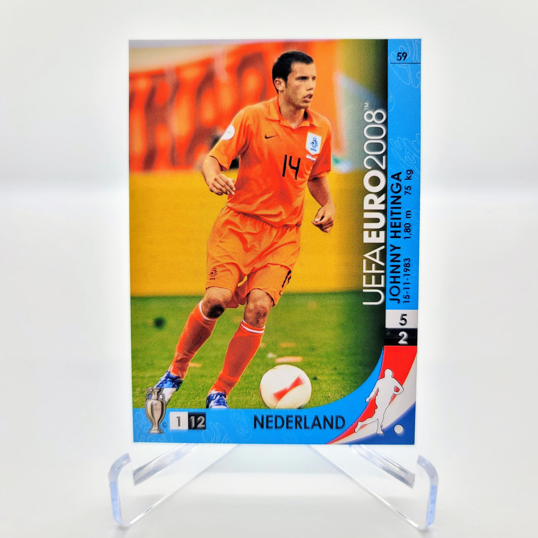 UEFA Euro 2008 Panini Trading Card Game #59 Johnny Heitinga