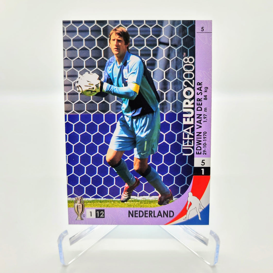 UEFA Euro 2008 Panini Trading Card Game #8 Edwin Van Der Sar