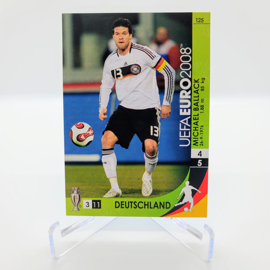 UEFA Euro 2008 Panini Trading Card Game #125 Michael Ballack