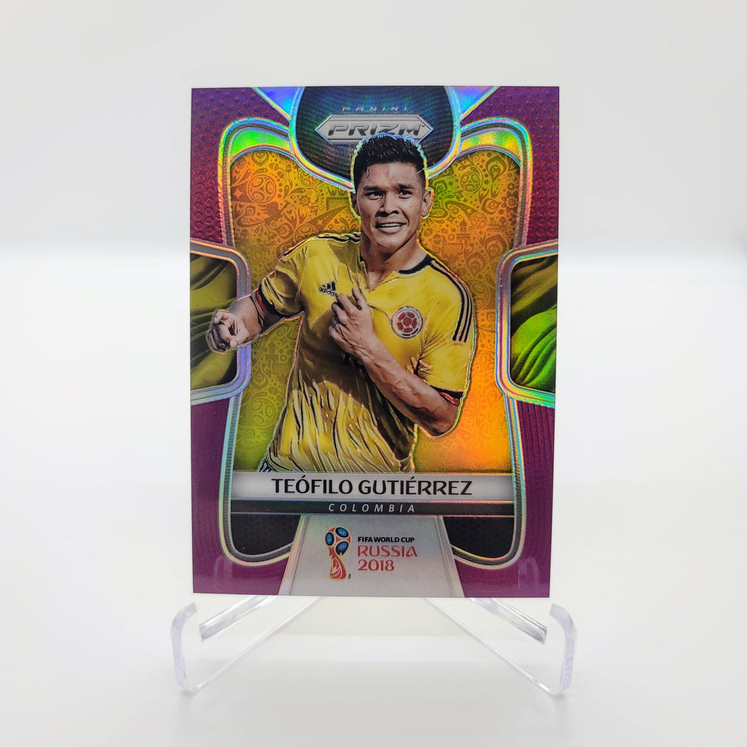 2018 Panini Prizm World Cup #45 Teofilo Gutierrez Purple Prizm /99