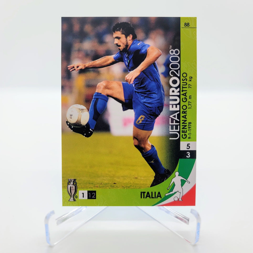 UEFA Euro 2008 Panini Trading Card Game #88 Gennaro Gattuso