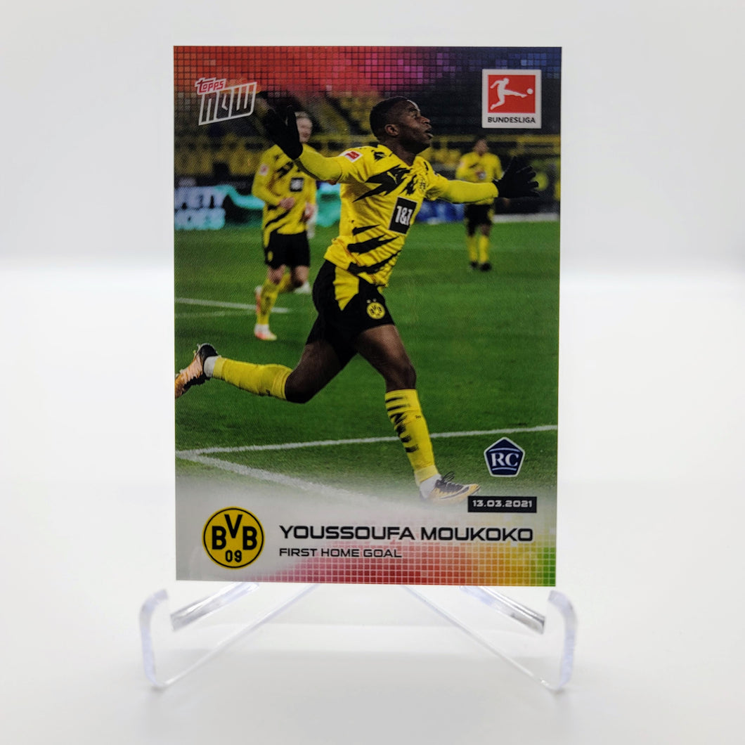 Youssoufa Moukoko First home goal - Bundesliga TOPPS NOW® Card #150 RC